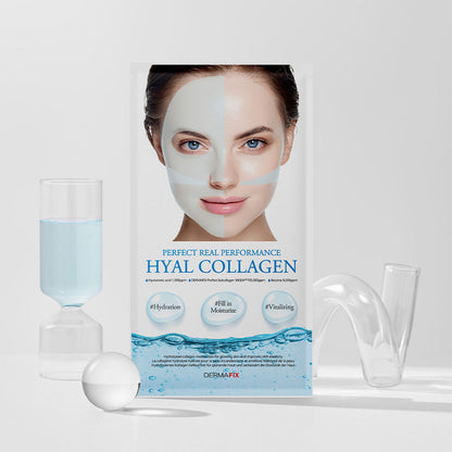 Hydrolyzed Korean collagen mask for deep absorption, glowing, and wrinkle improvement.