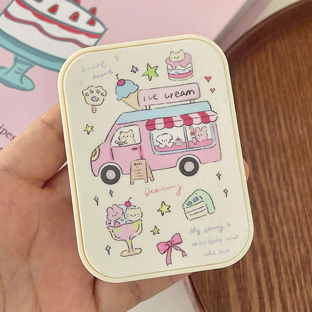 卡通风格隐形眼镜伴侣盒2对