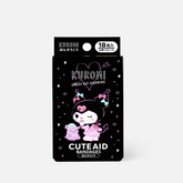 There are whimsical and practical bandages featuring the popular Sanrio character Kuromi.