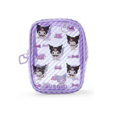 This clear pouch is ideal for organizing and storing small items while showcasing the whimsical and beloved Sanrio characters. Kuromi.