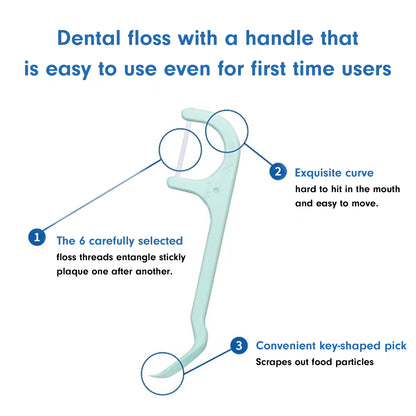 KOBAYASHI Pharmaceutical Adult Floss Picks 60pcs