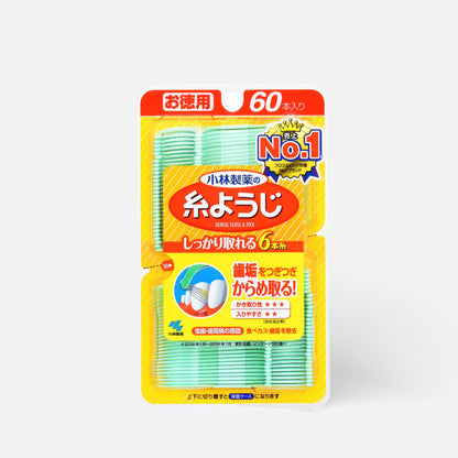 KOBAYASHI Pharmaceutical Adult Floss Picks 60pcs