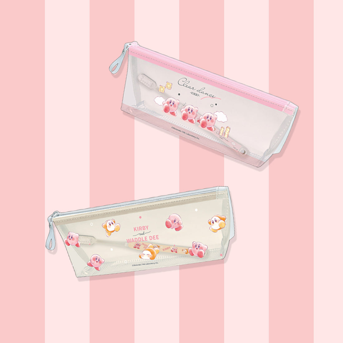 Kamio Japan 星之卡比PVC袋子牙刷套装