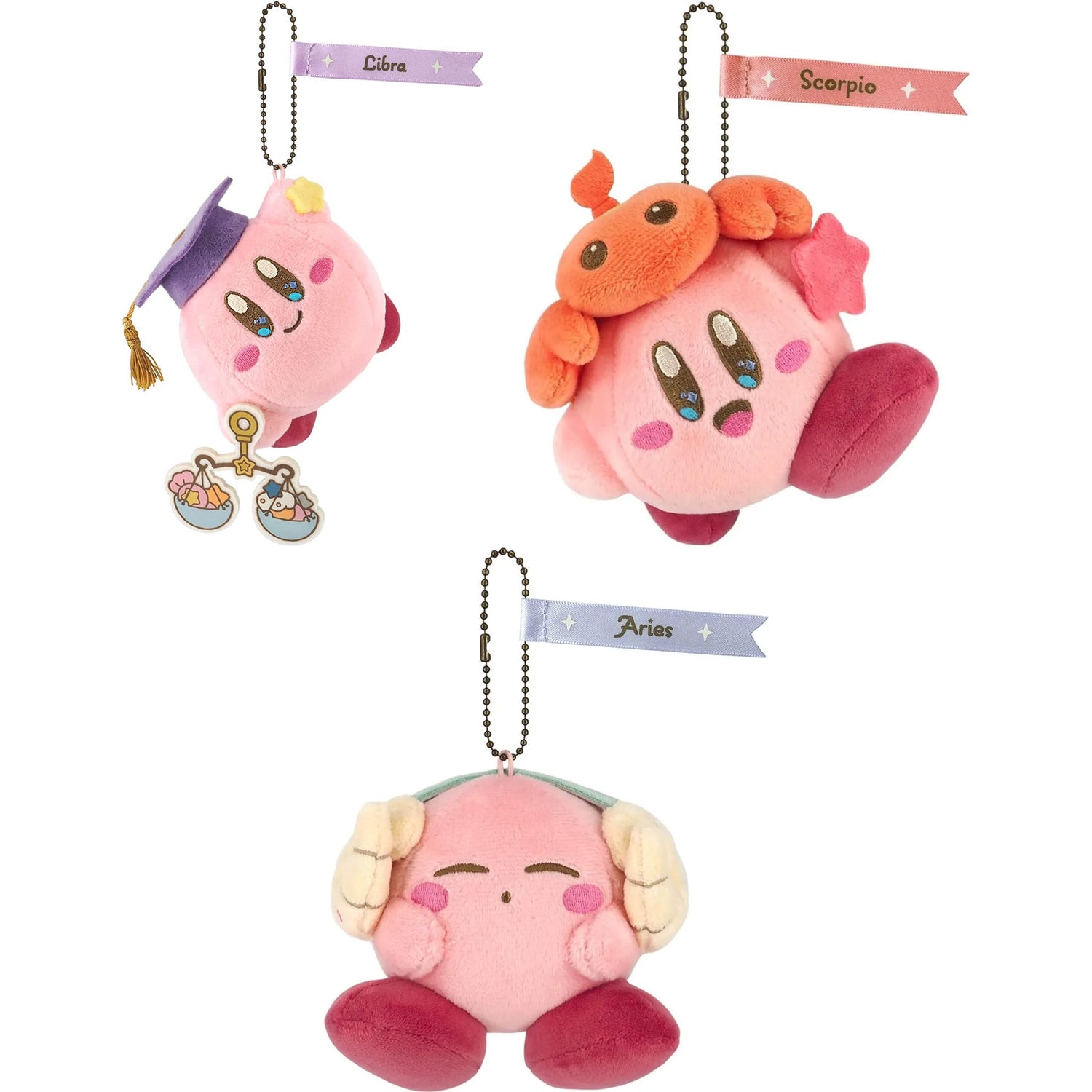 saneiboeki Kirby Horoscope Collection Keychain