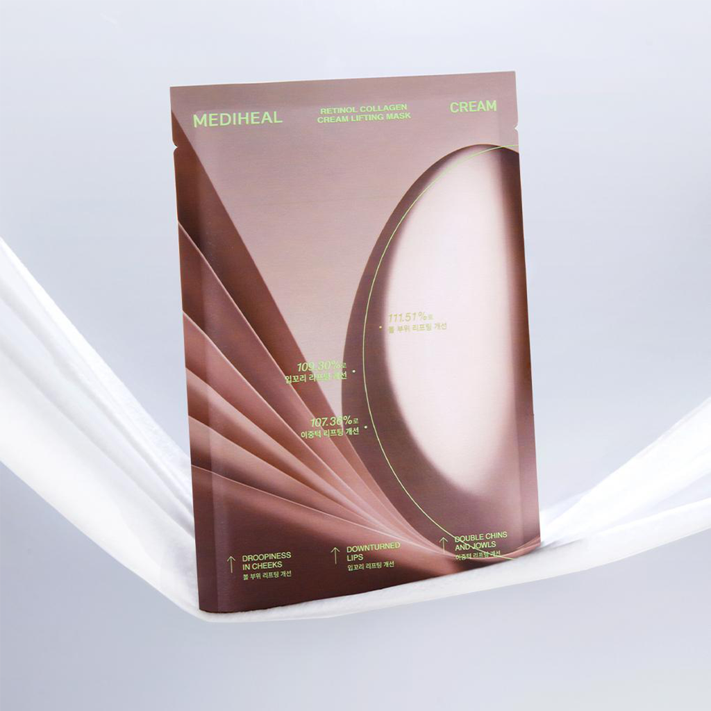 MEDIHEAL Retionol 胶原蛋白霜提拉面膜 4 片