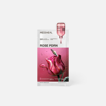 MEDIHEAL Rose PDRN Essential Mask 10 pcs