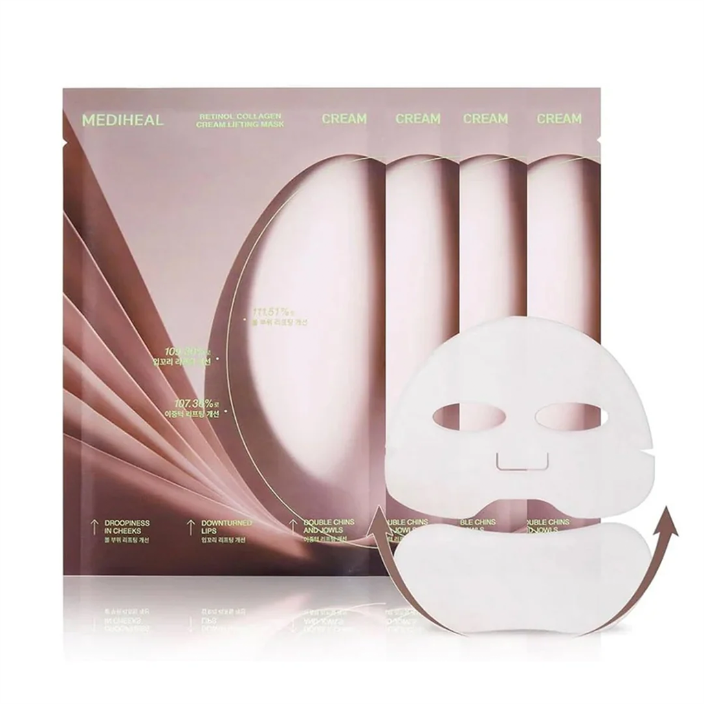 MEDIHEAL 视黄醇胶原蛋白安瓿提拉面膜 4 片