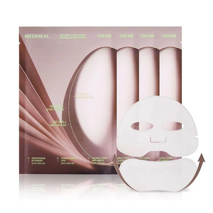 MEDIHEAL 视黄醇胶原蛋白安瓿提拉面膜 4 片