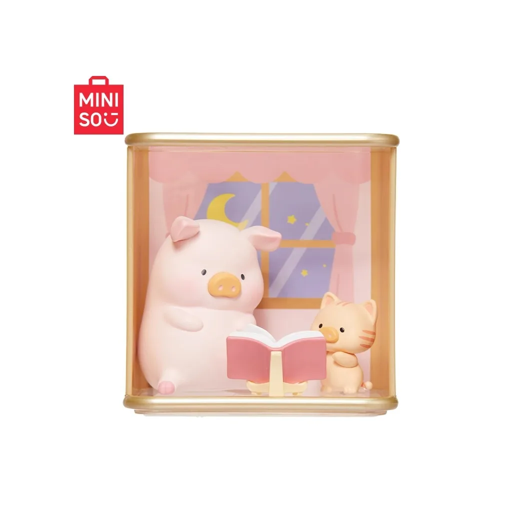 MINISO 罐头猪lulu系列惬意时光盲盒手办 1 个