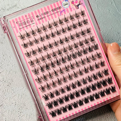 MJSP False Eyelashes Glue Free Pure Wild Style CHY 10 rows