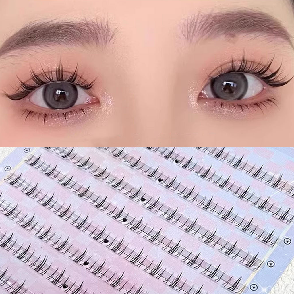 False eyelashes designed for the lower lash line, adding subtle volume and length for a precise and elegant look.