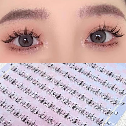 False eyelashes designed for the lower lash line, adding subtle volume and length for a precise and elegant look.