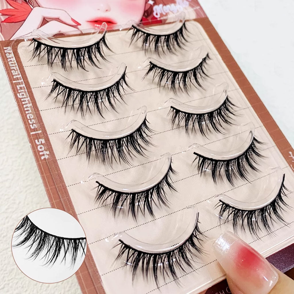 MJSP Thick and Curly Merad-style False Eyelashes 727