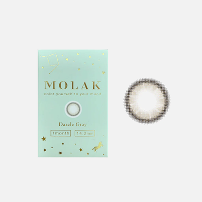 MOLAK 月抛美瞳 Dazzle Gray 2 片
