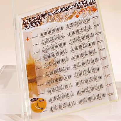 MR.WISH Segmented Single Eyelash Glue-free Sunflower Eyelash Plus Blossoming Big Eyes