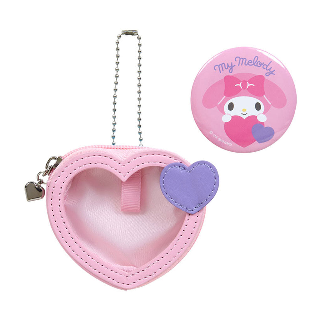 Sanrio my melody mini pouch/badge holder 