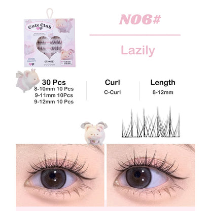 FLORTTE Self-Adhesive Glue Free False Eyelashes