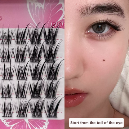 NANALASHES Butterfly Fairy False Eyelashes 60 pcs