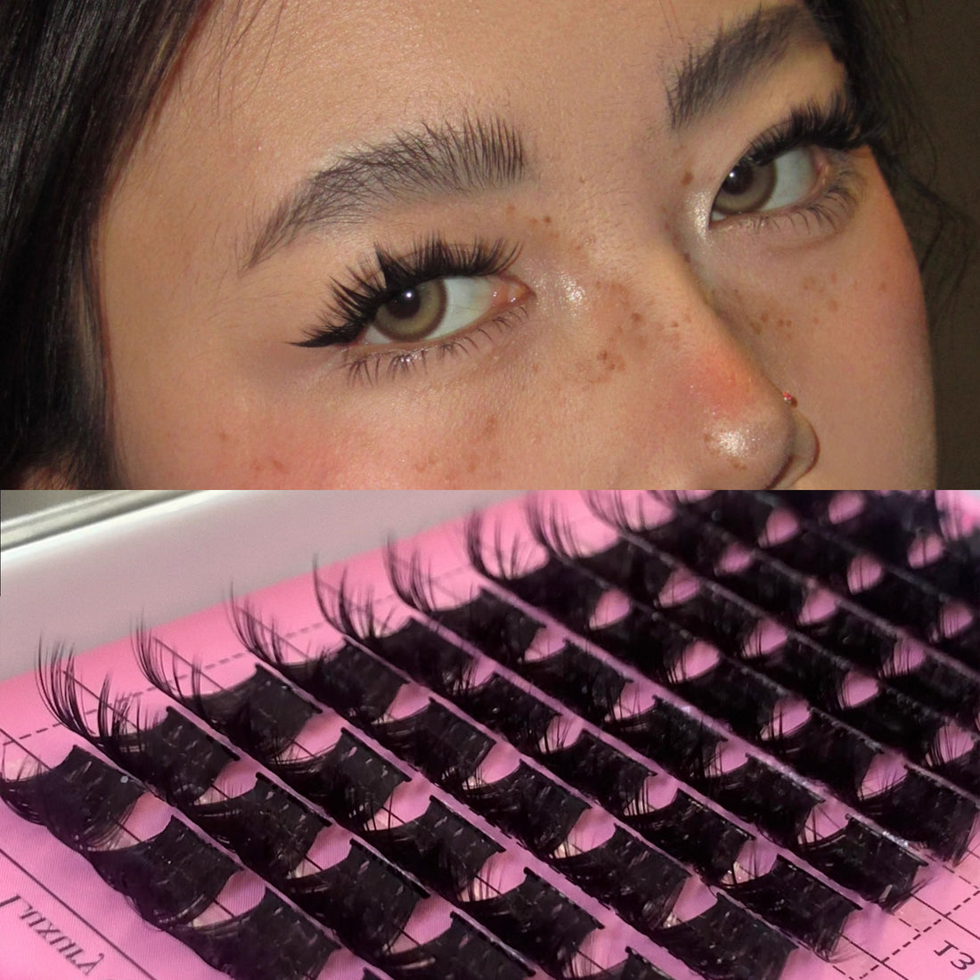 NANALASHES Sleeping Beauty D-Curl Cluster False Eyelashes