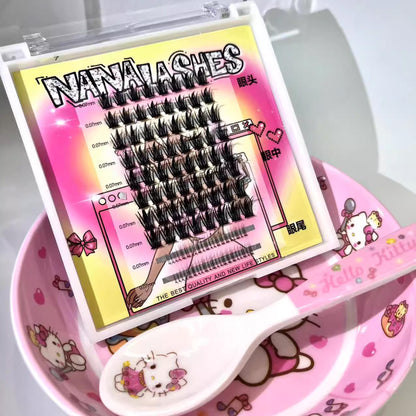 NANALASHES Double-Layered Comic Style False Eyelashes