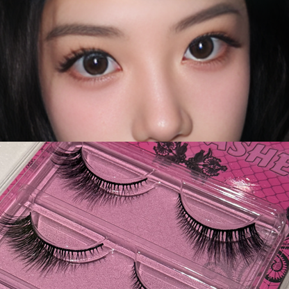 NANALASHES Angel Cat Eyelashes 3 Pairs