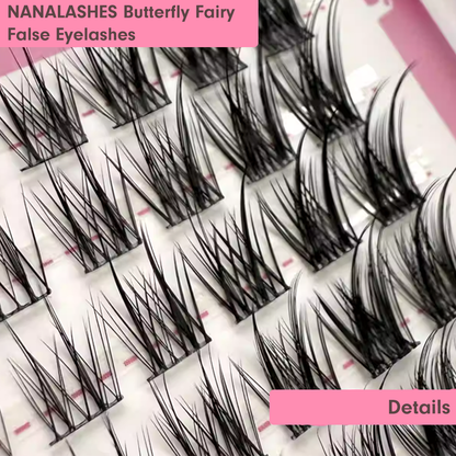 NANALASHES Butterfly Fairy False Eyelashes 60 pcs