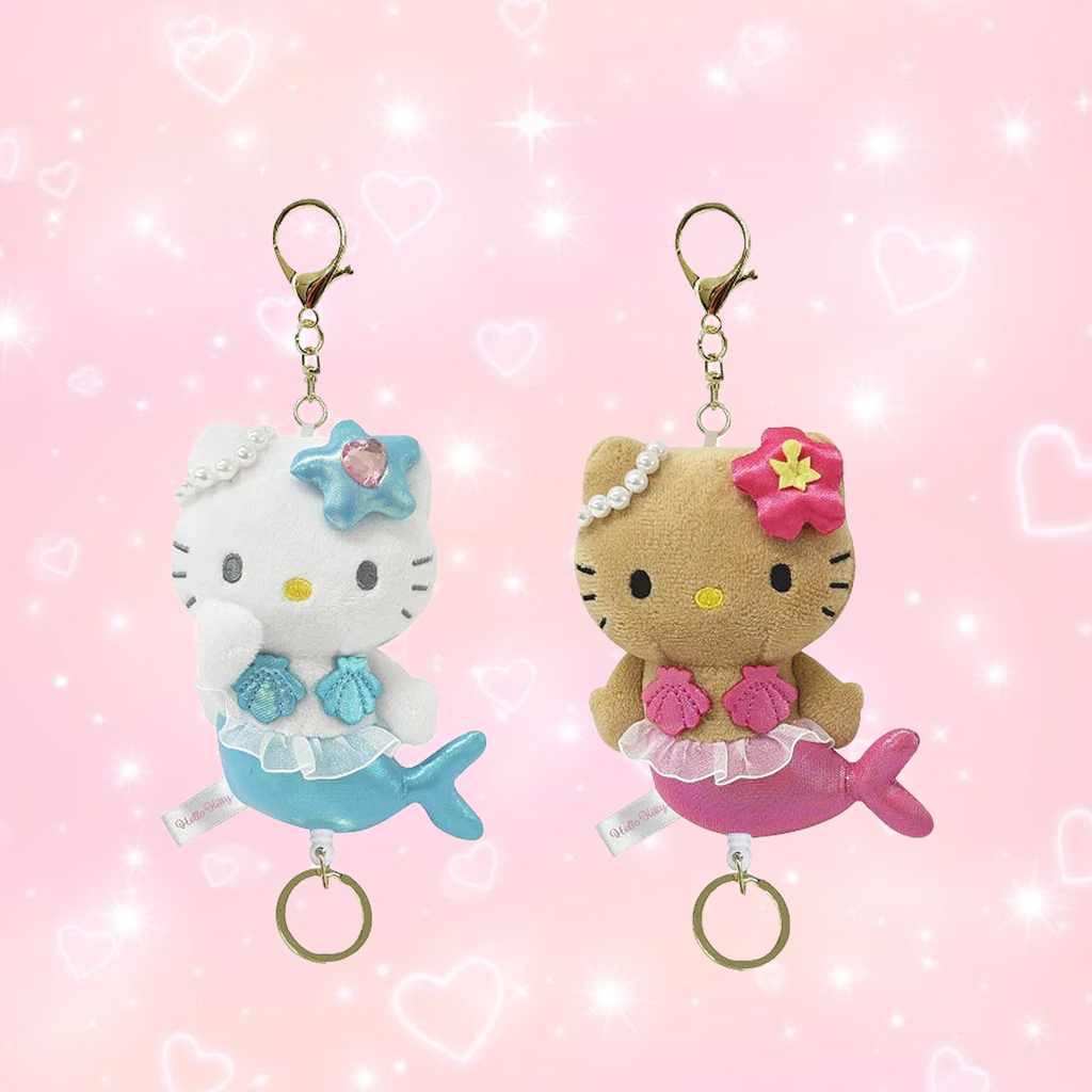 NIC Hello Kitty Mermaid Mascot with Reel 1 pc