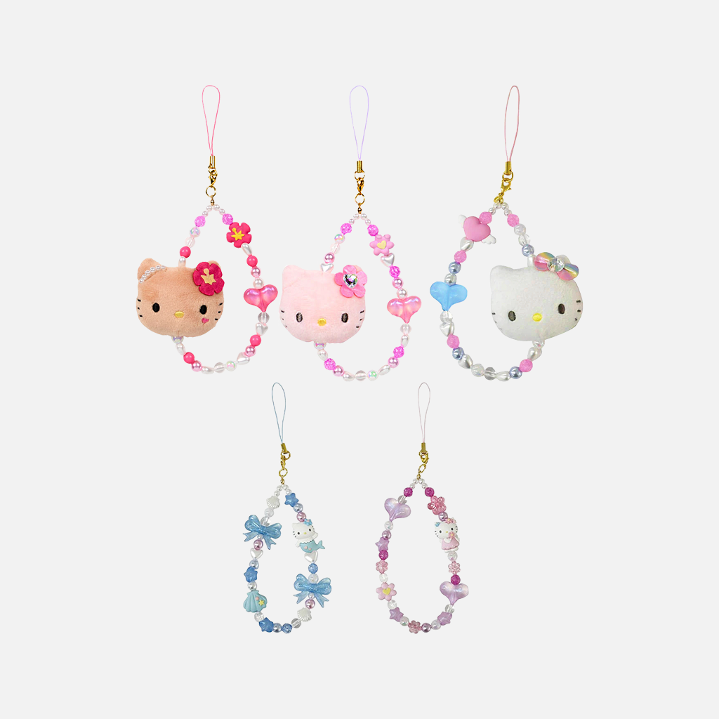 NIC Sanrio Face Mascot Strap Fantasy Collection Rainbow 1 pc