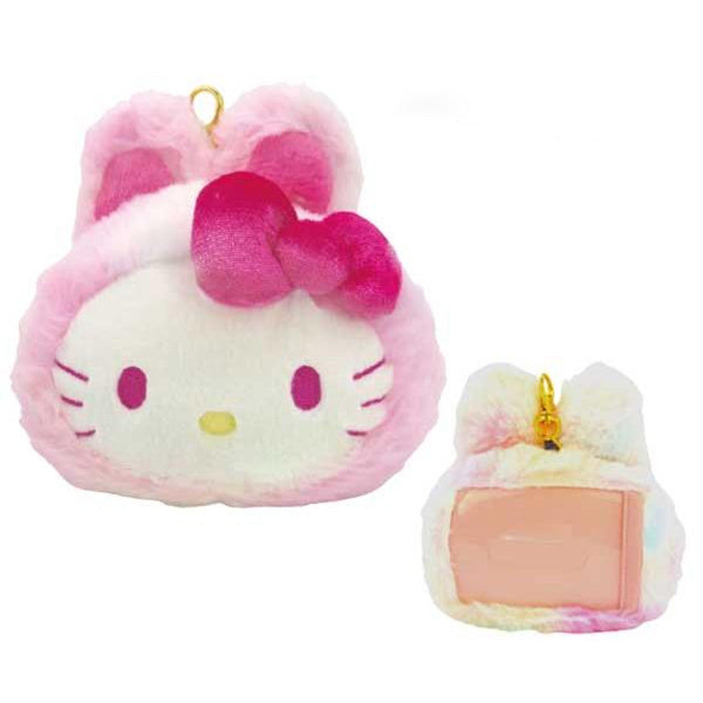 Embrace the charm of Hello Kitty Bunny Face Pass Case, Features Hello Kitty&