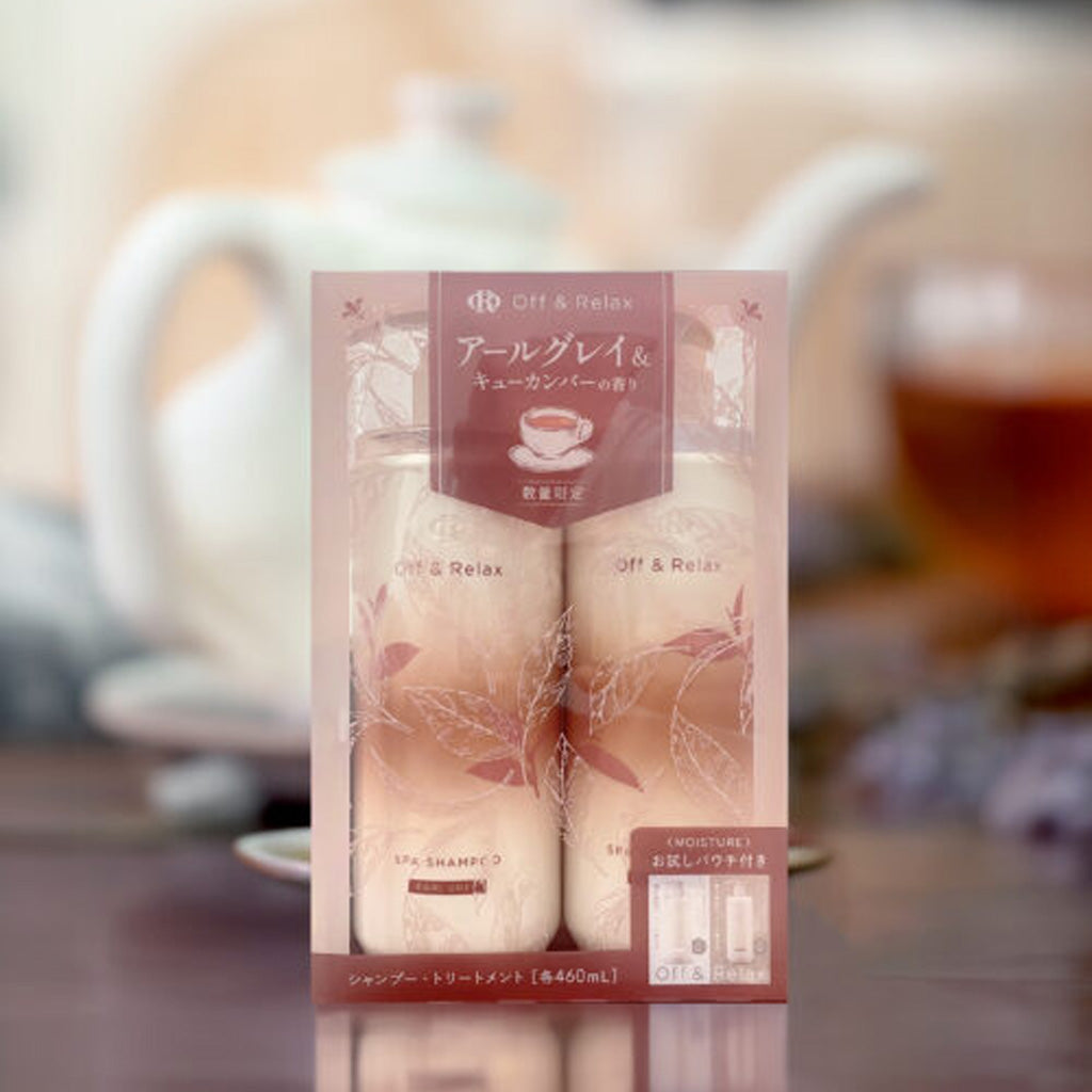 Off &amp; Relax Limited Edition Tea Set Earl Grey &amp; Cucumber Scent 460 ml + 460 ml