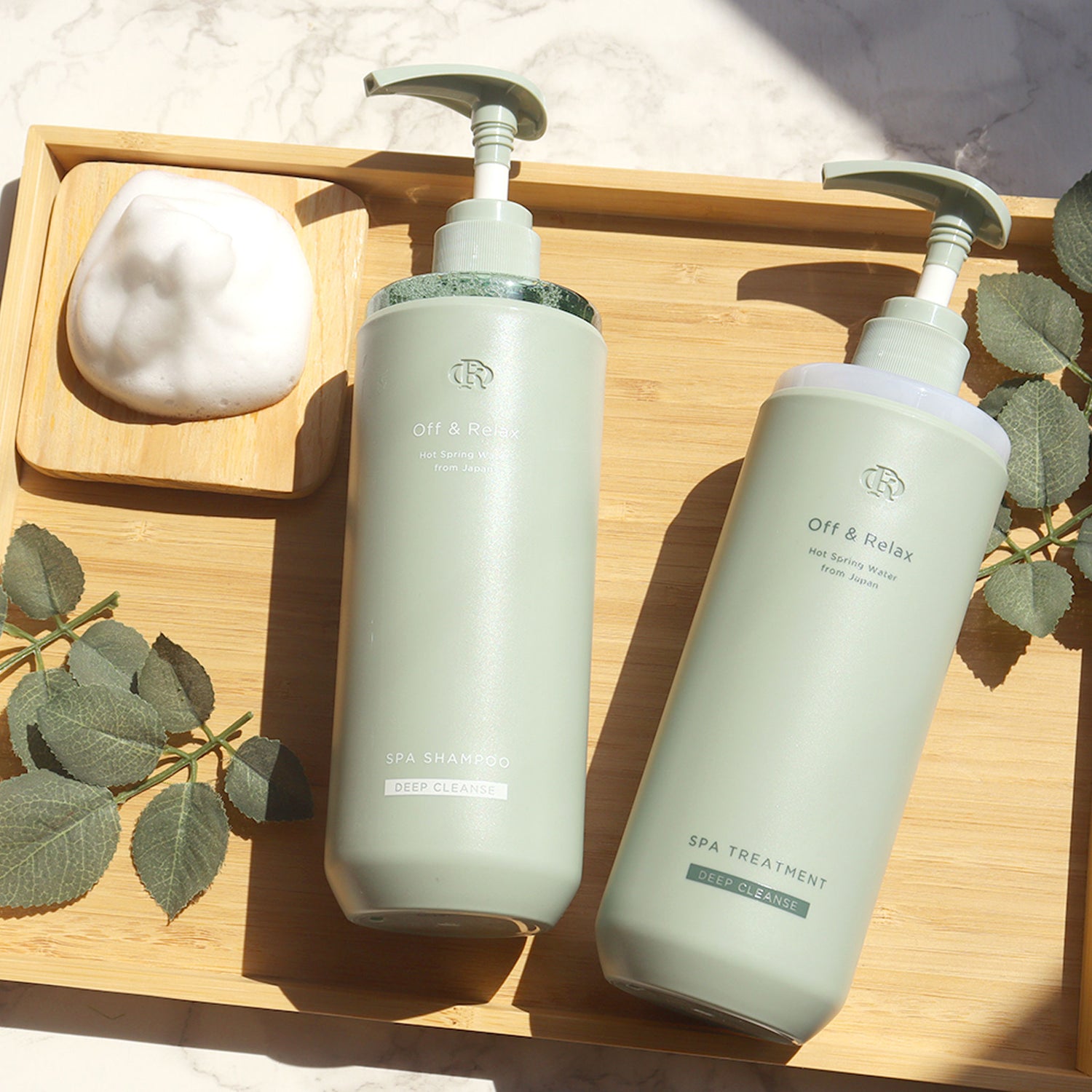 Off &amp; Relax 温泉滋养洗发水 深层清洁 460ml
