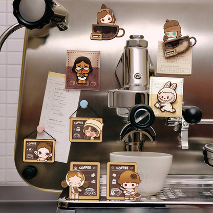 POP BEAN Coffee Factory Series-Fridge Magnet