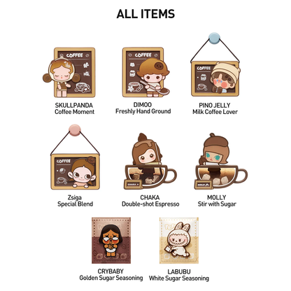 POP BEAN Coffee Factory Series-Fridge Magnet