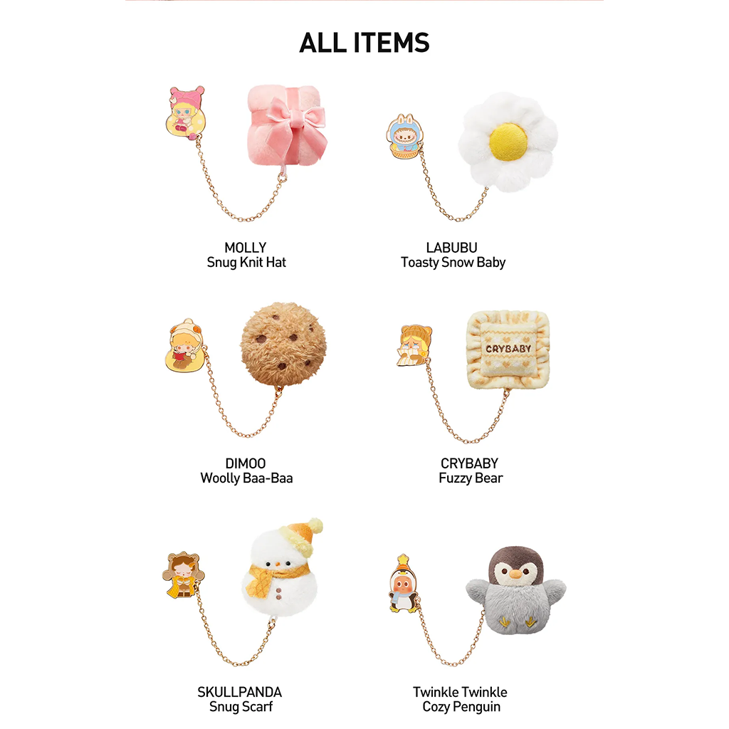 POP BEAN Fluffy &amp; Cozy Series-Fridge Magnet Blind Box