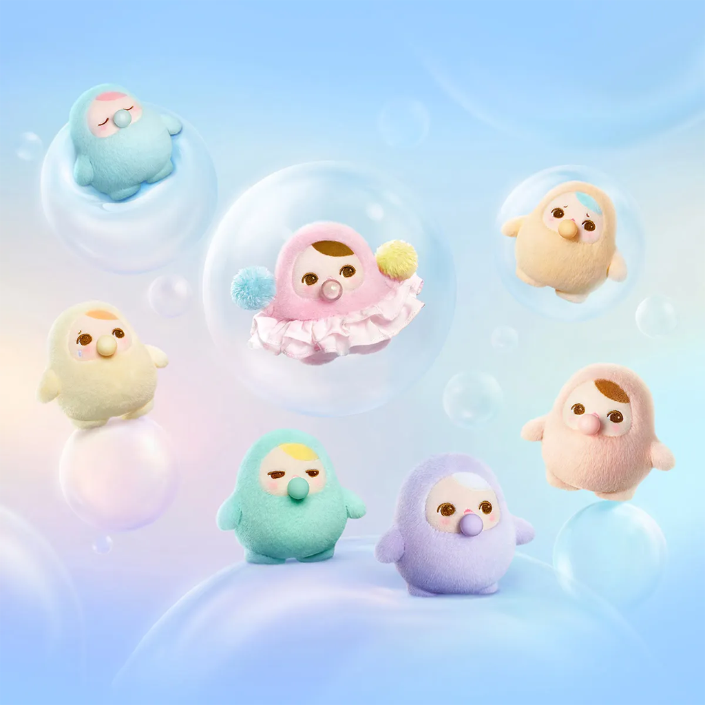 POP MART PUCKY BEANIE BUBBLE UP SERIES-Plush Pendant Blind Box