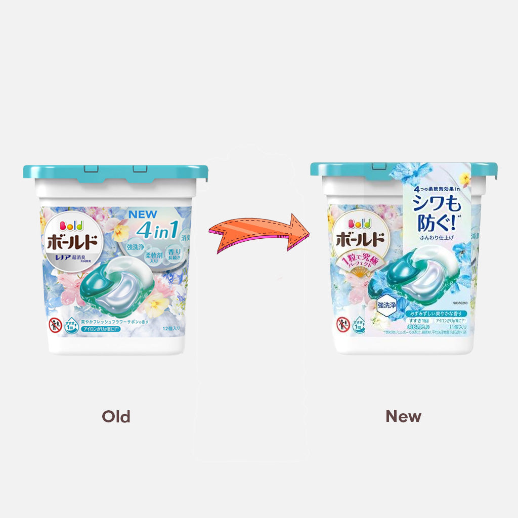 P&amp;amp;G Bold 啫喱球洗衣胶囊 11 件装 鲜花味