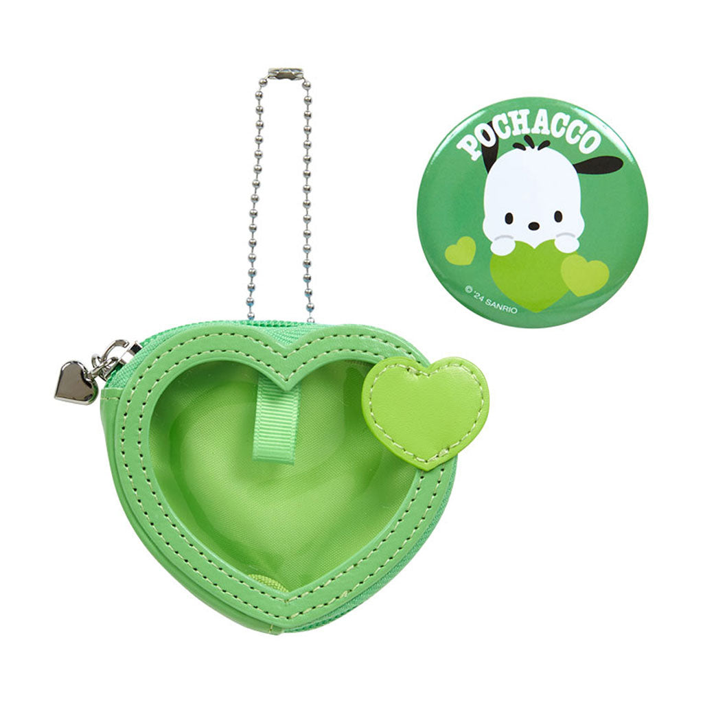 Sanrio pochacco mini pouch/badge holder 