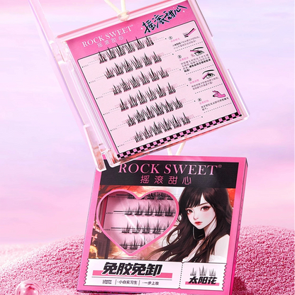 Rock Sweet False Eyelashes Glue Free