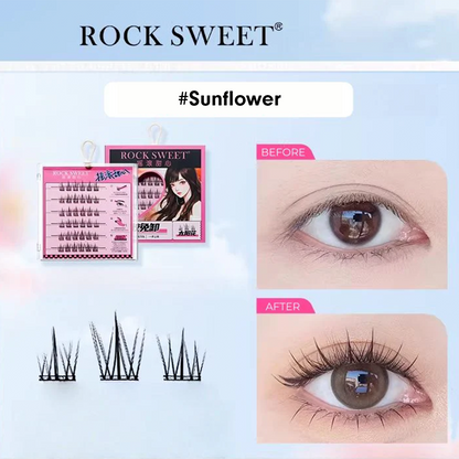 Rock Sweet False Eyelashes Glue Free