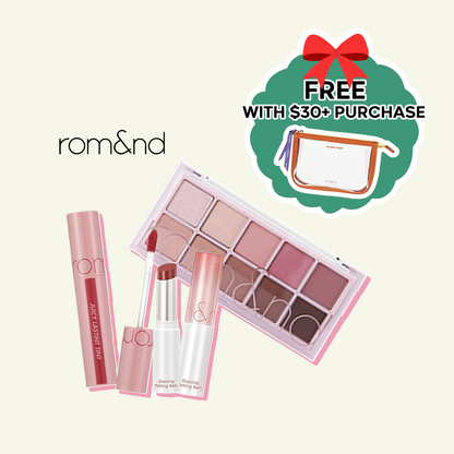 Free gift with $30 purchase on rom&amp;nd