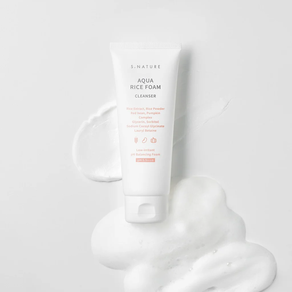 S.NATURE Aqua Rice Foam Cleanser 160ml
