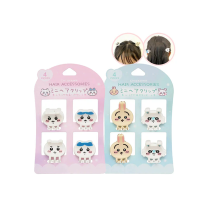 SHOBIDO Chiikawa Mini Hair Claw Clip Set 4 pcs