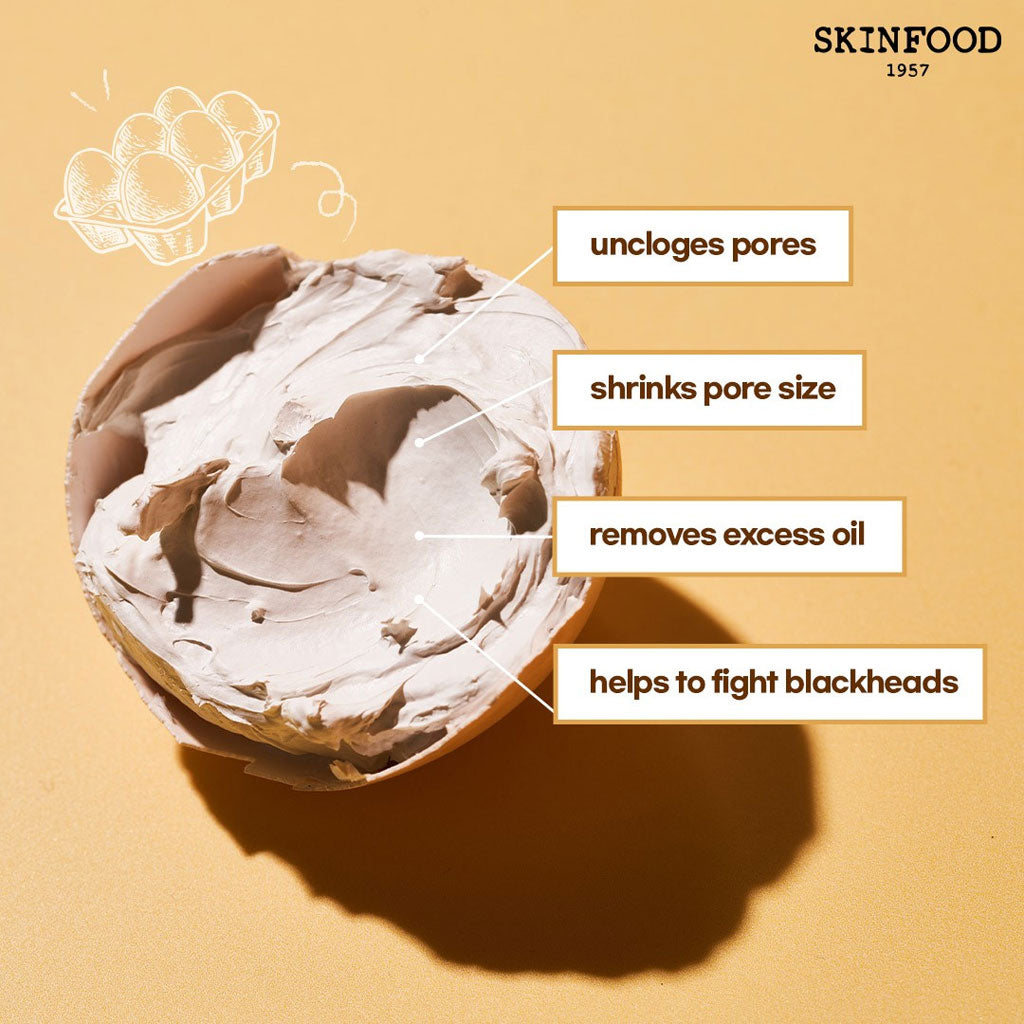 SKINFOOD Egg White Pore Mask 120g