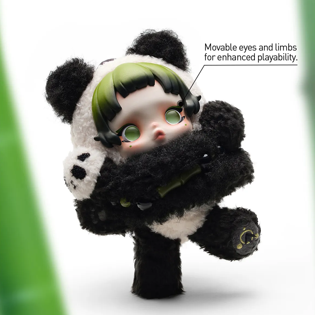 SKULLPANDA Lazy Panda Plush Doll Pendant