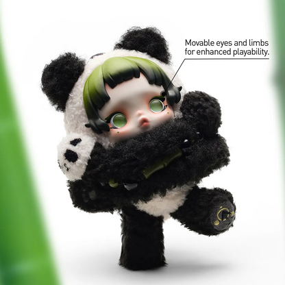 SKULLPANDA Lazy Panda Plush Doll Pendant