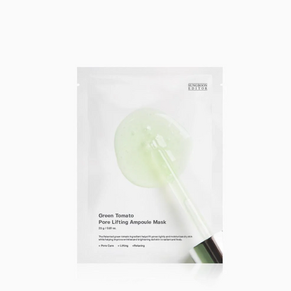 SUNGBOON EDITOR Green Tomato Pore Lifting Ampoule Mask 10 pcs