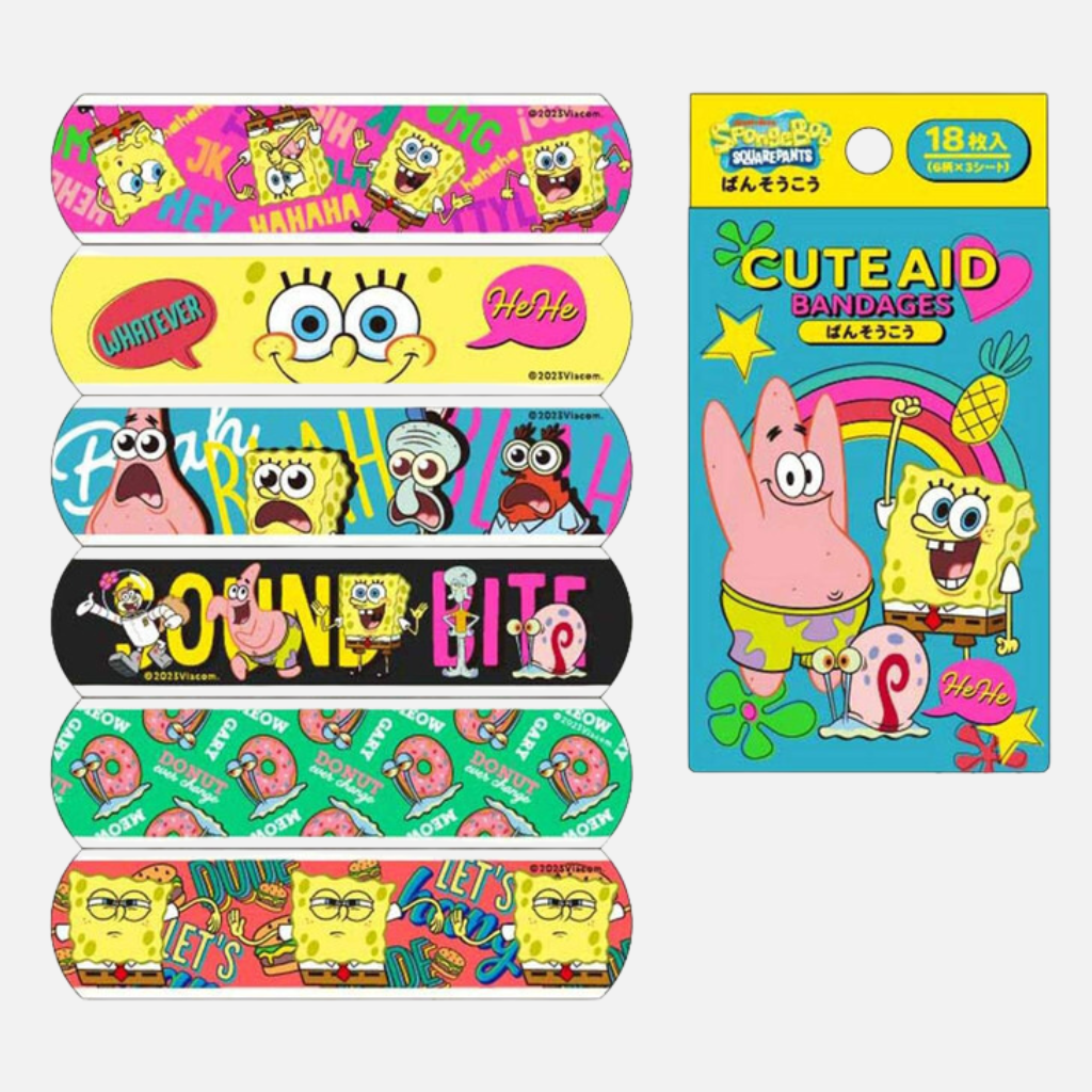 SpongeBob SquarePant Cute Aid Bandages 18pcs