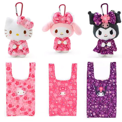 Sanrio Eco Shopping Bag &amp; Mascot Plush