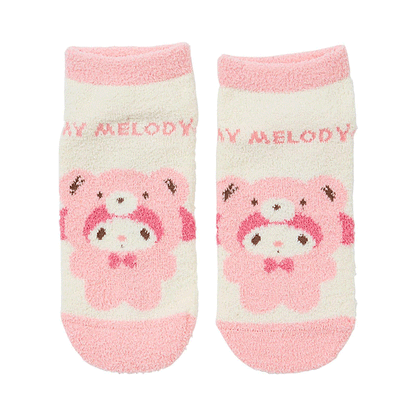 There are cozy and adorable socks designed to keep your feet warm while showcasing your favorite Sanrio characters.