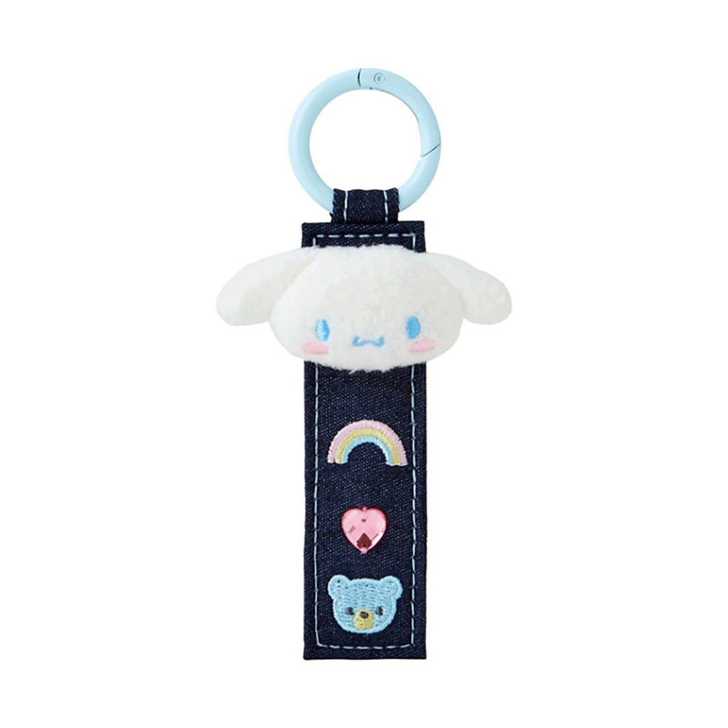 Add a touch of whimsy to your keys or bags with the Sanrio Original Tag Keychain Denim Patch! 